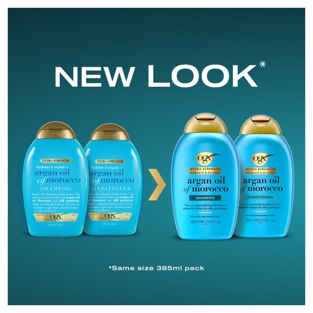 OGX Hydrate & Revive+ Argan oil Extra Strength pH Balanced Conditioner thumbnail 2