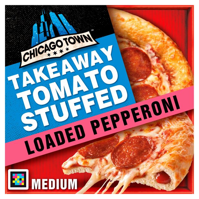Chicago Town Takeaway Stuffed Crust Pepperoni Medium Pizza