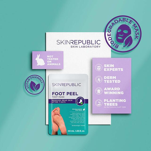 Skin Republic Biodegradable Foot Peel thumbnail 6