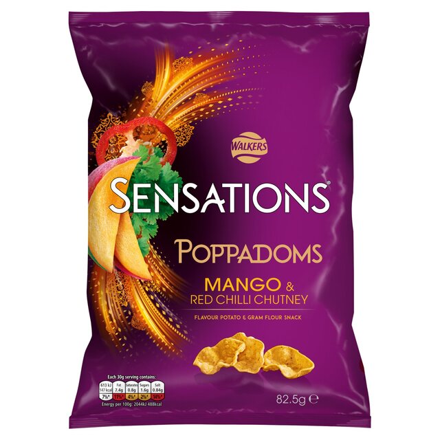 Sensations Mango & Chilli Chutney Sharing Bag Poppadoms thumbnail 2