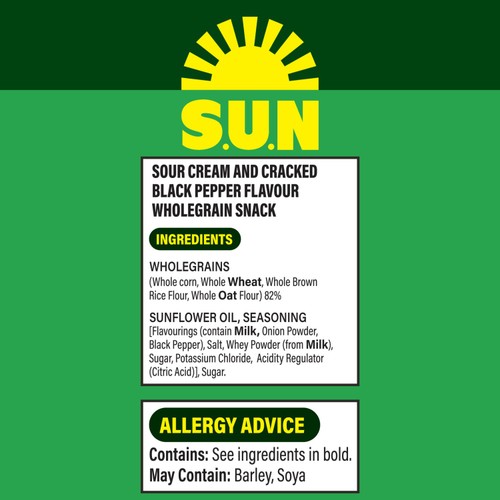SUN Bites Sour Cream & Pepper Multigrain Multipack Snacks thumbnail 3