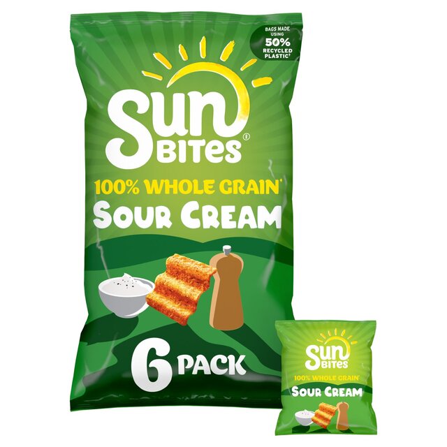 SunBites Sour Cream & Pepper Multigrain Multipack Snacks