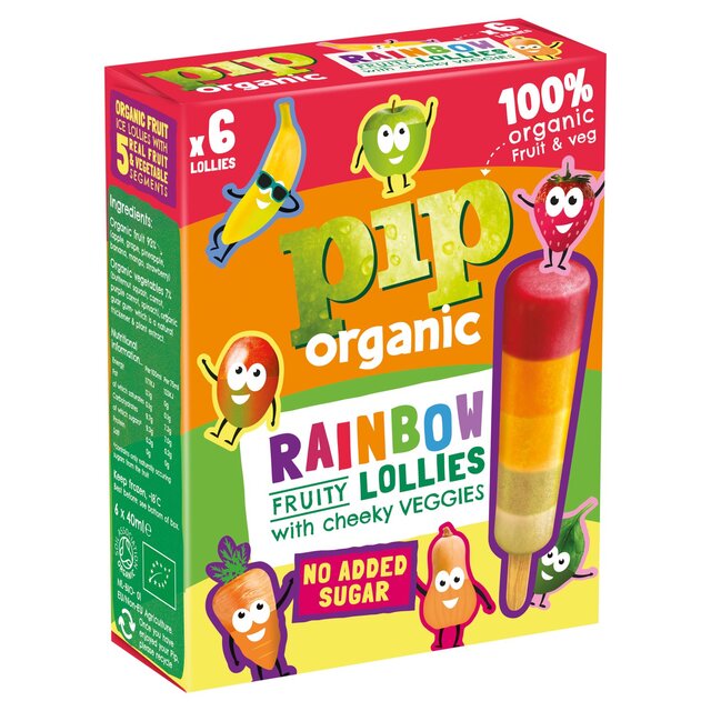 Pip Organic Rainbow Fruity Lollies with Cheeky Veg thumbnail 2