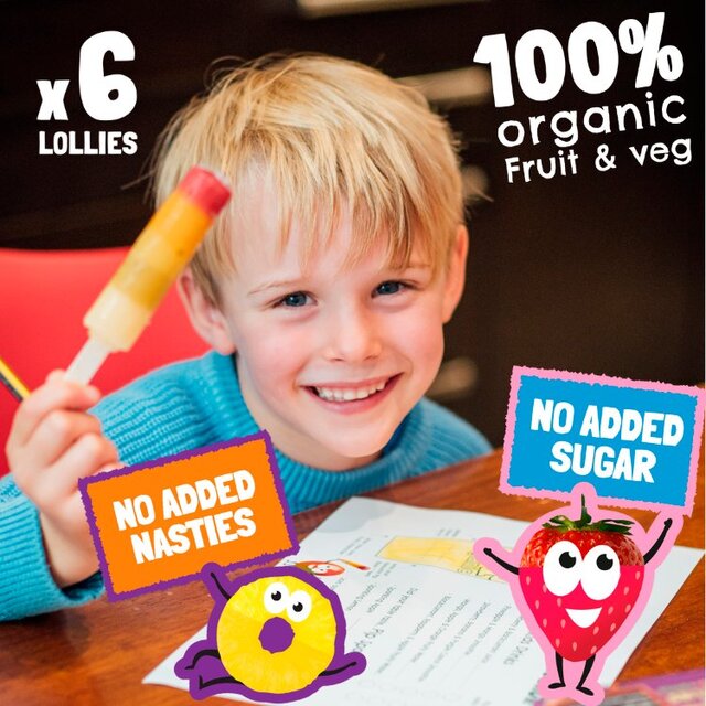 Pip Organic Rainbow Fruity Lollies with Cheeky Veg thumbnail 4