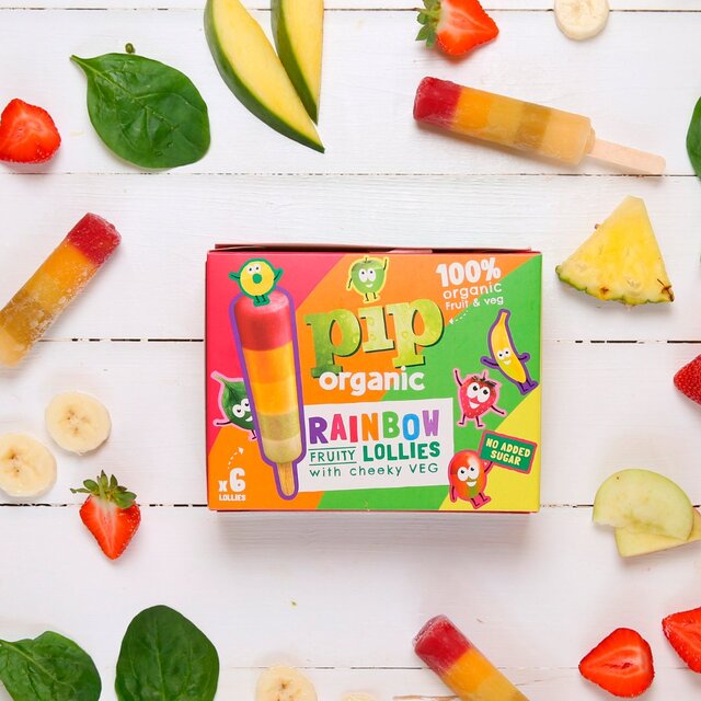 Pip Organic Rainbow Fruity Lollies with Cheeky Veg thumbnail 5