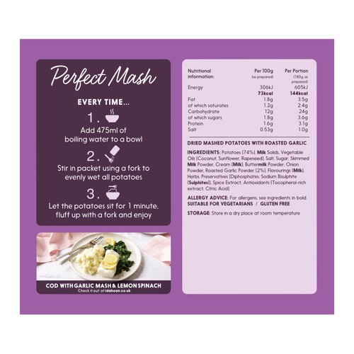 Idahoan Roasted Garlic Mash thumbnail 5