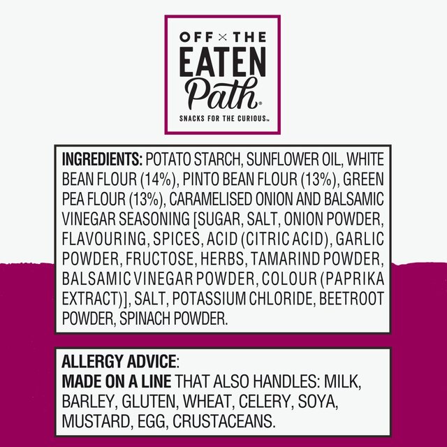Off The Eaten Path Balsamic Vinegar Bean Sticks Sharing Bag Crisps thumbnail 2