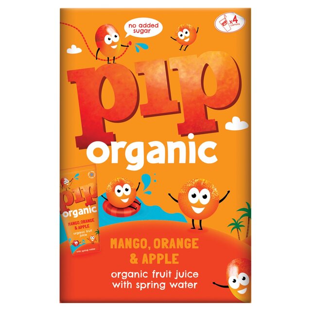 Pip Organic Mango, Orange & Apple Juice with Spring Water Cartons thumbnail 2