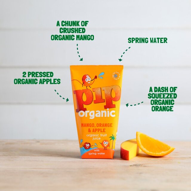 Pip Organic Mango, Orange & Apple Juice with Spring Water Cartons thumbnail 5