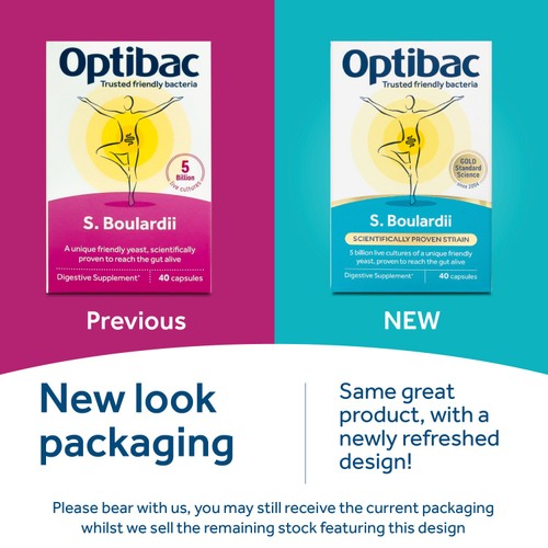 Optibac Probiotics Saccharomyces Boulardii - 16 Capsules thumbnail 2