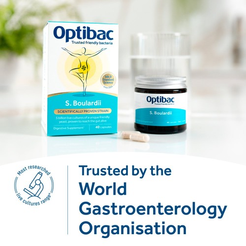 Optibac Probiotics Saccharomyces Boulardii - 16 Capsules thumbnail 5