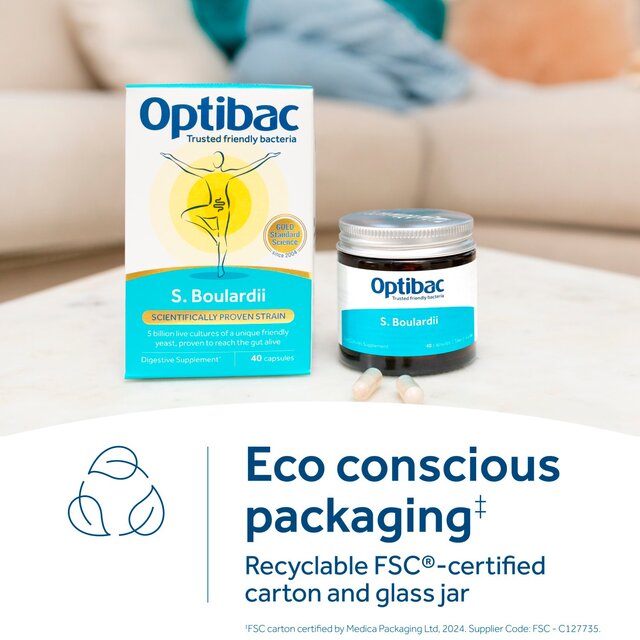 Optibac Probiotics Saccharomyces Boulardii 16s thumbnail 7