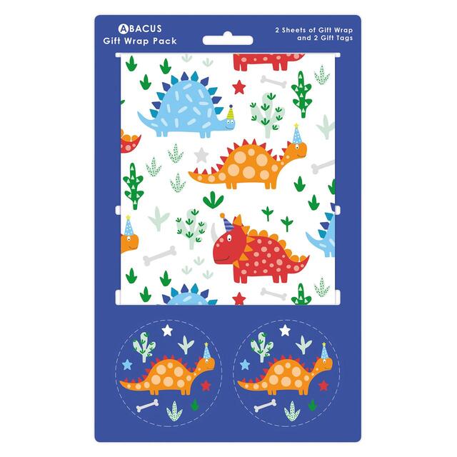 Dinosaur Gift Wrap Sheets & Tags thumbnail 3