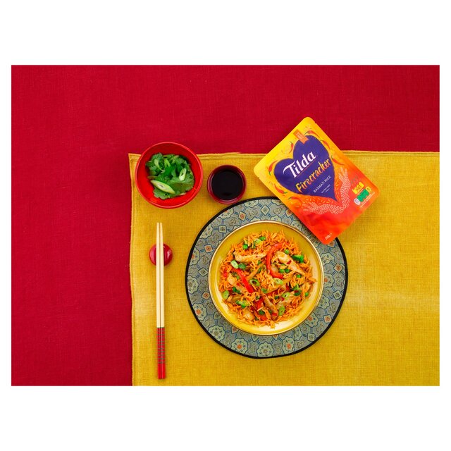 Tilda Microwave Hot Firecracker Basmati Rice thumbnail 2