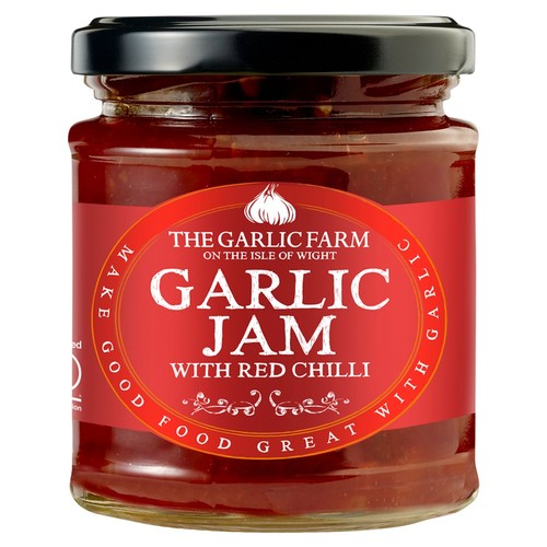 The Garlic Farm Garlic Jam with Red Chilli