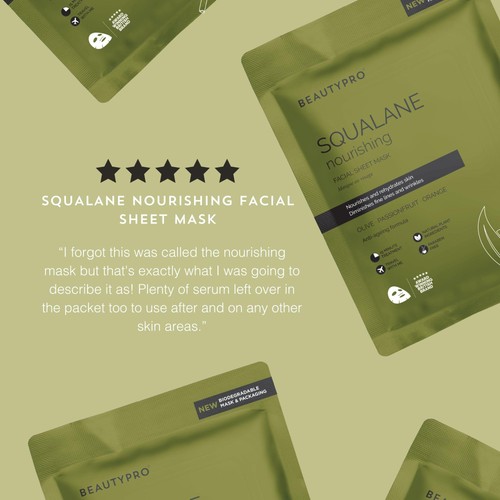 BeautyPro SQUALANE Nourishing Face Sheet Mask thumbnail 7