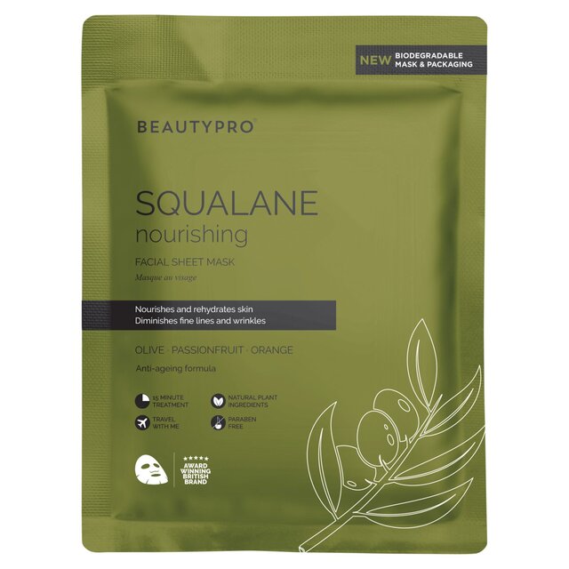 BeautyPro SQUALANE Nourishing Face Sheet Mask