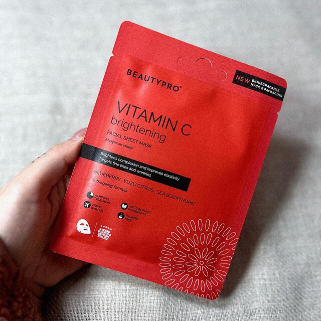 BEAUTYPRO Vitamin C Brightening Facial Sheet Mask thumbnail 6