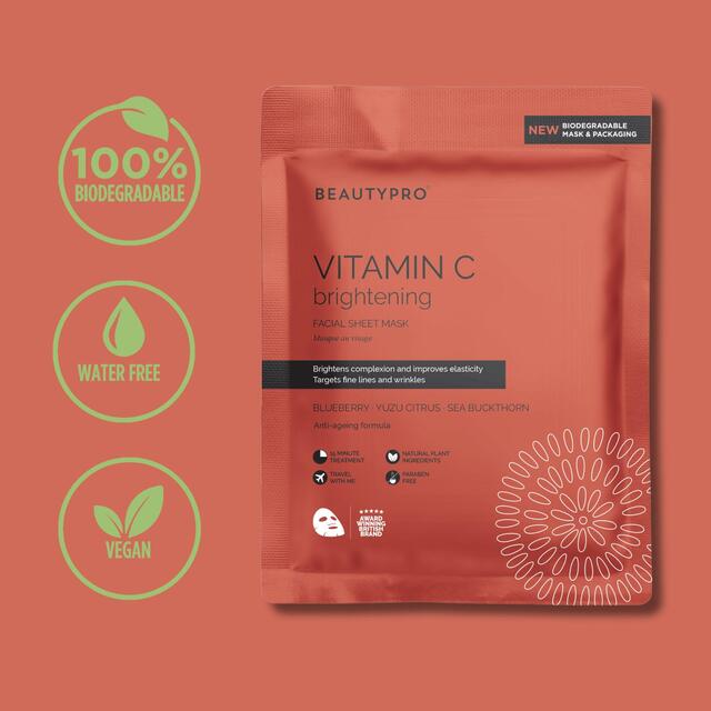 BEAUTYPRO Vitamin C Brightening Facial Sheet Mask thumbnail 9