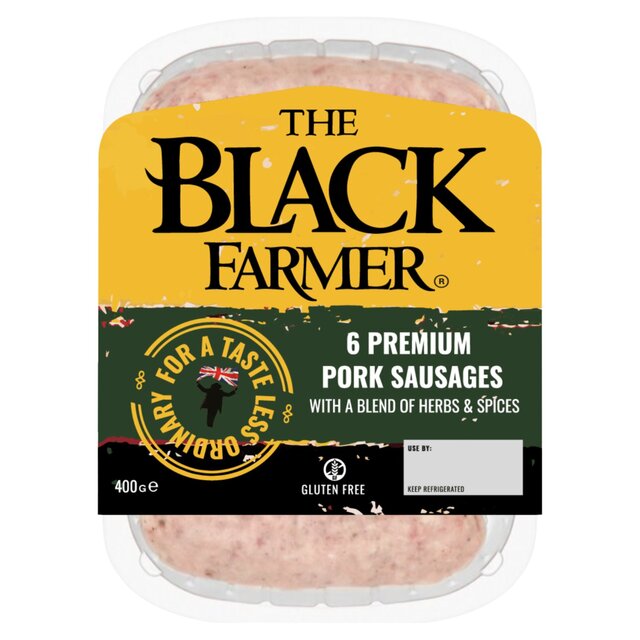 The Black Farmer Premium Pork Sausages