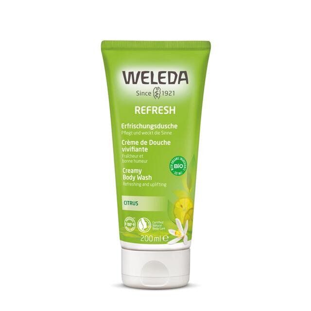 Weleda Natural Citrus Creamy Body Wash, Vegan thumbnail 5