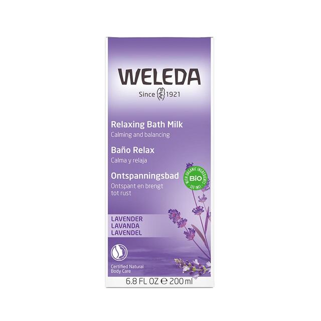 Weleda Lavender Relaxing Bath Milk, Lavender Bath Soak Natural Vegan thumbnail 2