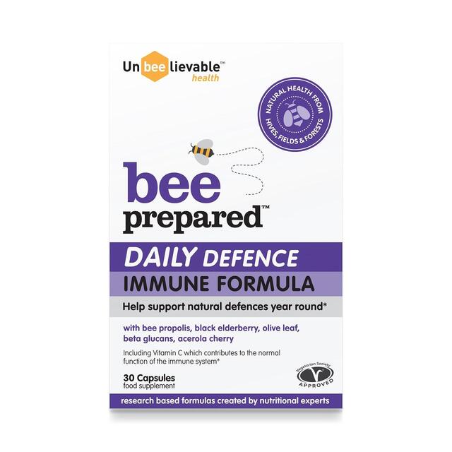 Unbeelievable Health Bee Prepared Daily Defence Immune Formula Capsules
