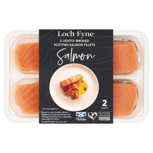 Loch Fyne 2 Lightly Smoked Scottish Salmon Fillets