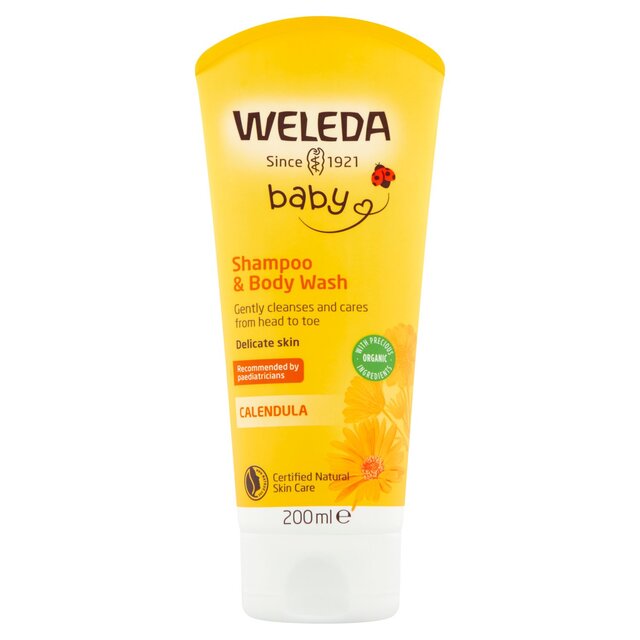 Weleda Baby Natural Calendula Vegan Shampoo & Body Wash