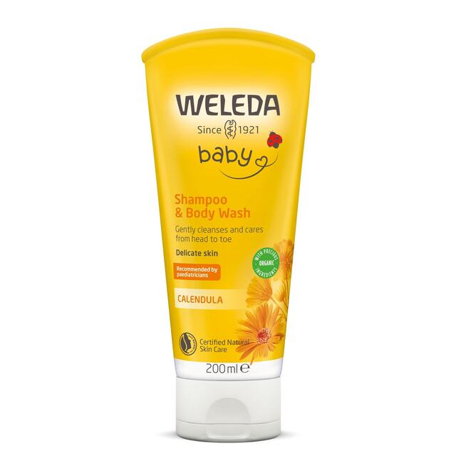 Weleda Baby Natural Calendula Vegan Shampoo & Body Wash thumbnail 2