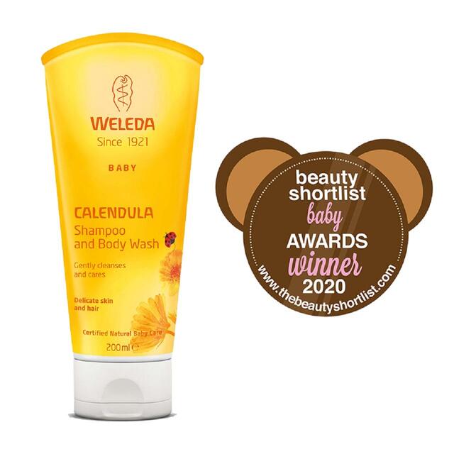 Weleda Baby Natural Calendula Vegan Shampoo & Body Wash thumbnail 4