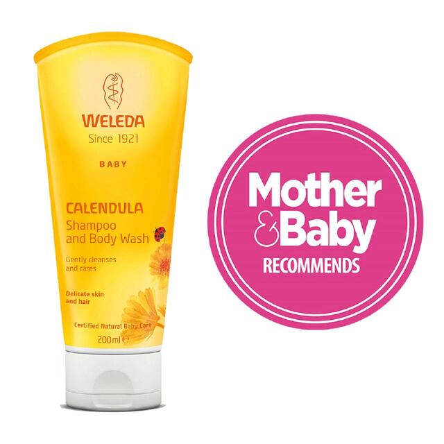 Weleda Baby Natural Calendula Vegan Shampoo & Body Wash thumbnail 5