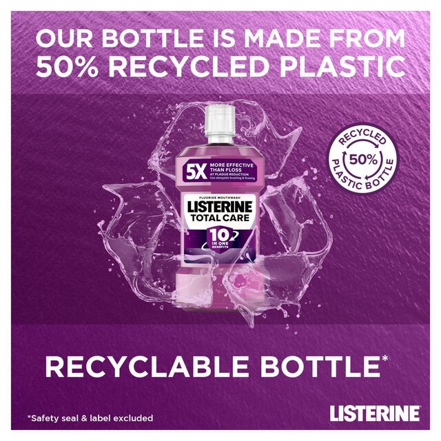 Listerine Total Care 10-in-1 Benefit Clean Mint Mouthwash thumbnail 5