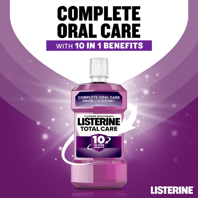 Listerine Total Care 10-in-1 Benefit Clean Mint Mouthwash thumbnail 6