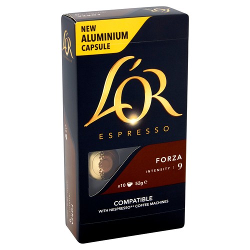 L'OR Forza Coffee Pods x10 Intensity 9 thumbnail 3