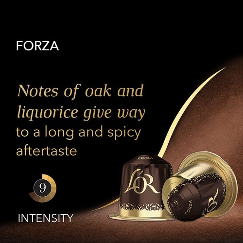 L'OR Forza Coffee Pods x10 Intensity 9 thumbnail 5
