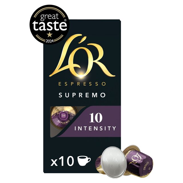 L'OR Espresso Supremo Intensity 10 Coffee Capsules
