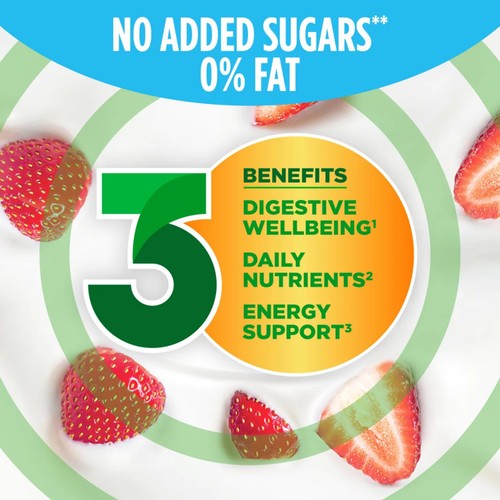 Activia Vanilla Fat Free No Added Sugar Gut Health Fruit Yoghurt Multipack thumbnail 5