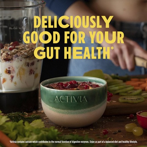 Activia Vanilla Fat Free No Added Sugar Gut Health Fruit Yoghurt Multipack thumbnail 7