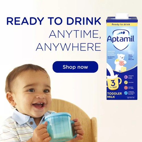 Aptamil 3 Toddler Milk Ready to Drink, 1-3 Yrs Multipack thumbnail 5