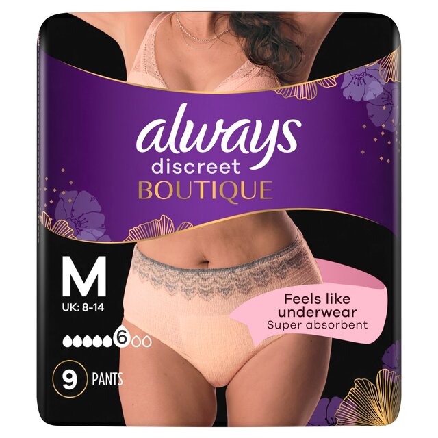 Always Discreet Incontinence Pants Boutique M