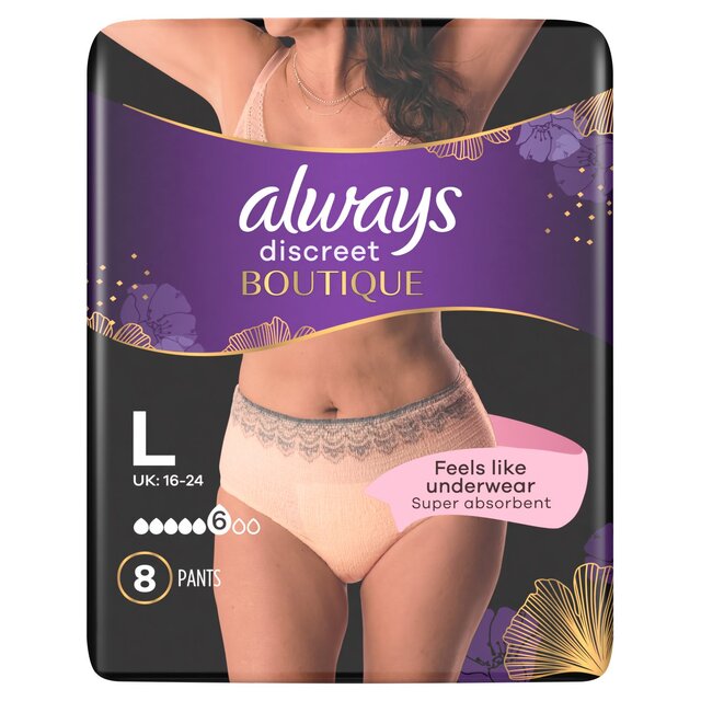 Always Discreet Incontinence Pants Boutique L