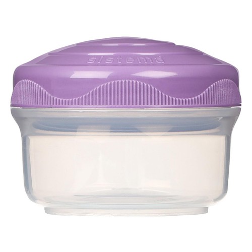 Sistema Mini Bites Snack Containers Seal-Tight Stackable 3 Pack thumbnail 4