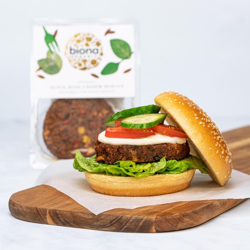 Biona Organic Black Bean Cashew Nut Burgers thumbnail 3