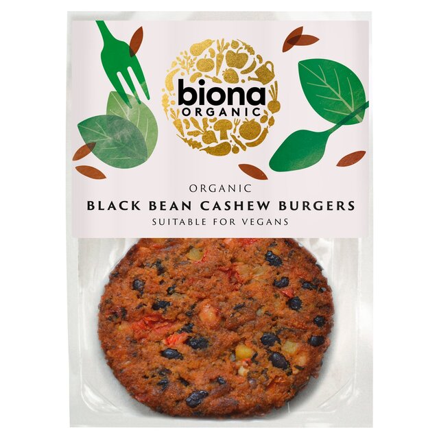 Biona Organic Black Bean Cashew Nut Burgers