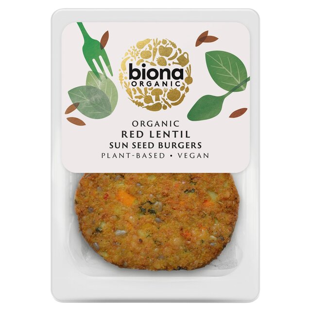 Biona Organic Red Lentil Sun Seed Burgers