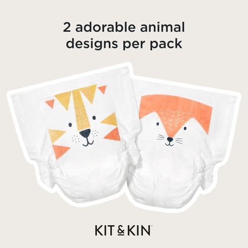 Kit & Kin Hypoallergenic Nappies Size 4 (9-14kg) thumbnail 3