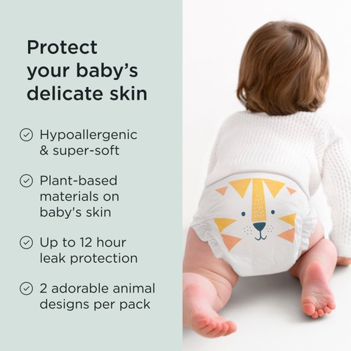 Kit & Kin Hypoallergenic Nappies Size 4 (9-14kg) thumbnail 4