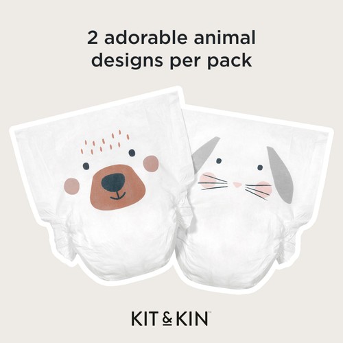 Kit & Kin Hypoallergenic Nappies Size 3 (6-10kg) thumbnail 3