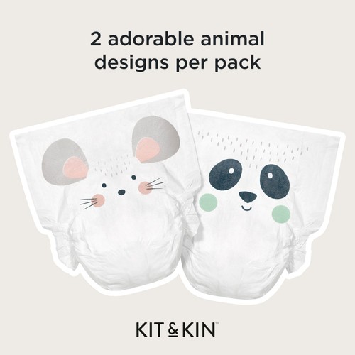 Kit & Kin Hypoallergenic Nappies Size 2 (4-8kg) thumbnail 3